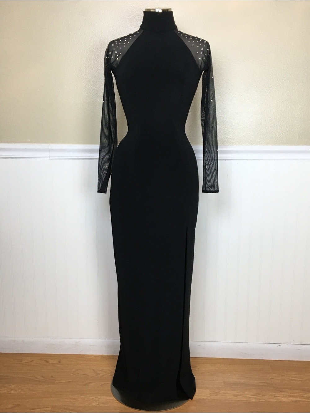 Magical Lilli Rubin Vintage Bodycon Gown SZ S